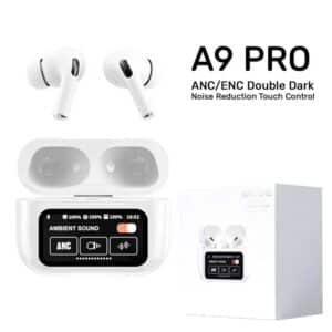 A9 Pro Airpods Anc/enc Touch Screen Wireless Earbuds