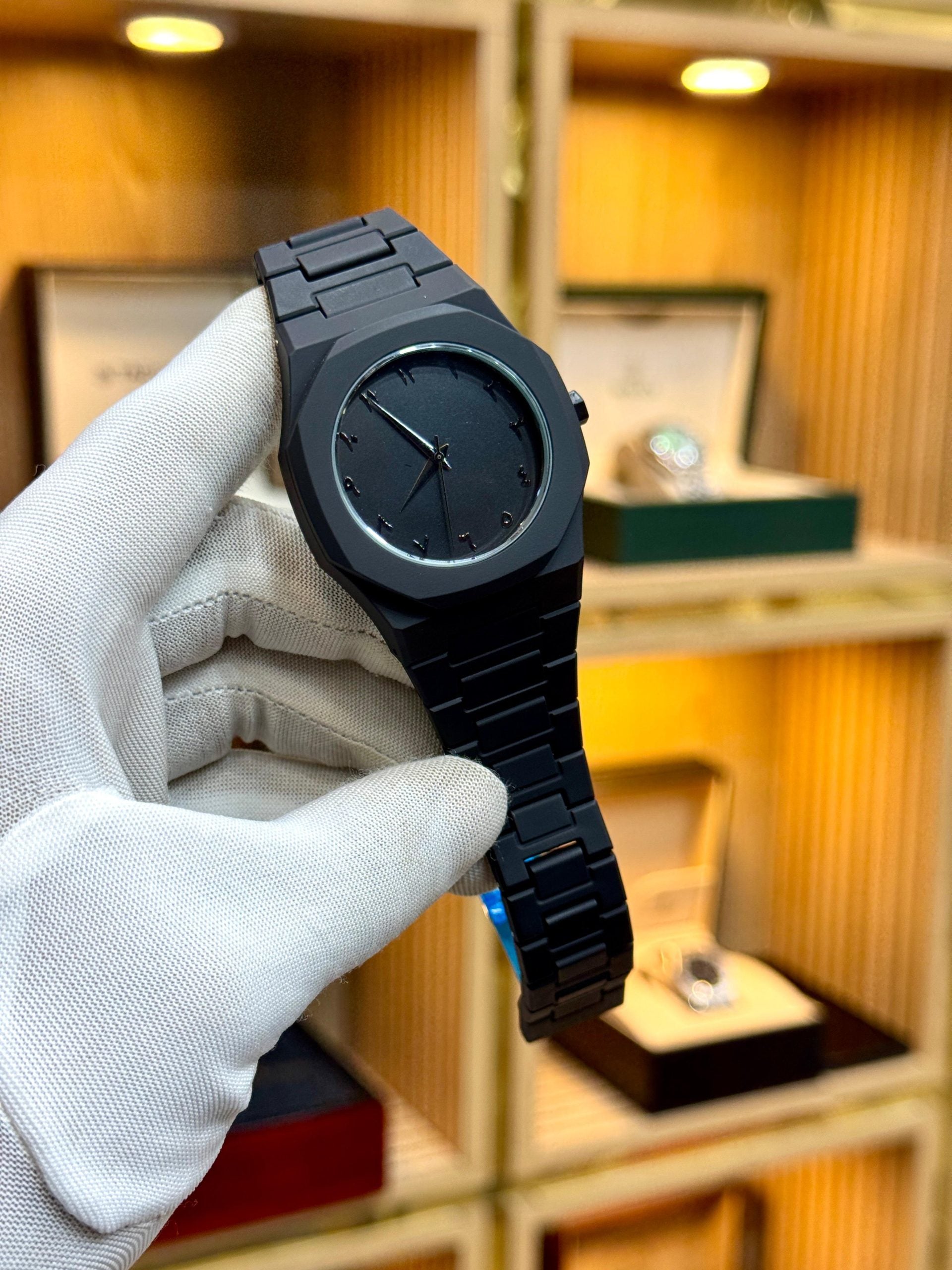 Full Black Aura Quartz Watch